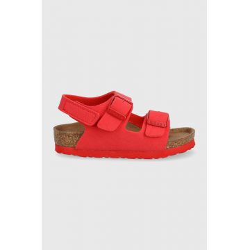 Birkenstock sandale copii culoarea rosu