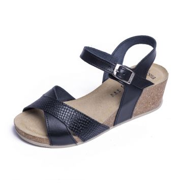 Sandale piele naturala V-021 negru